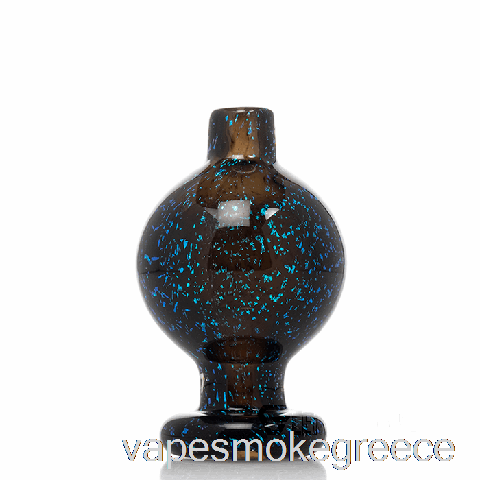 Vape Greece Cheech ποτήρι Full Dichro Bubble Carb Cap Blue Dichro